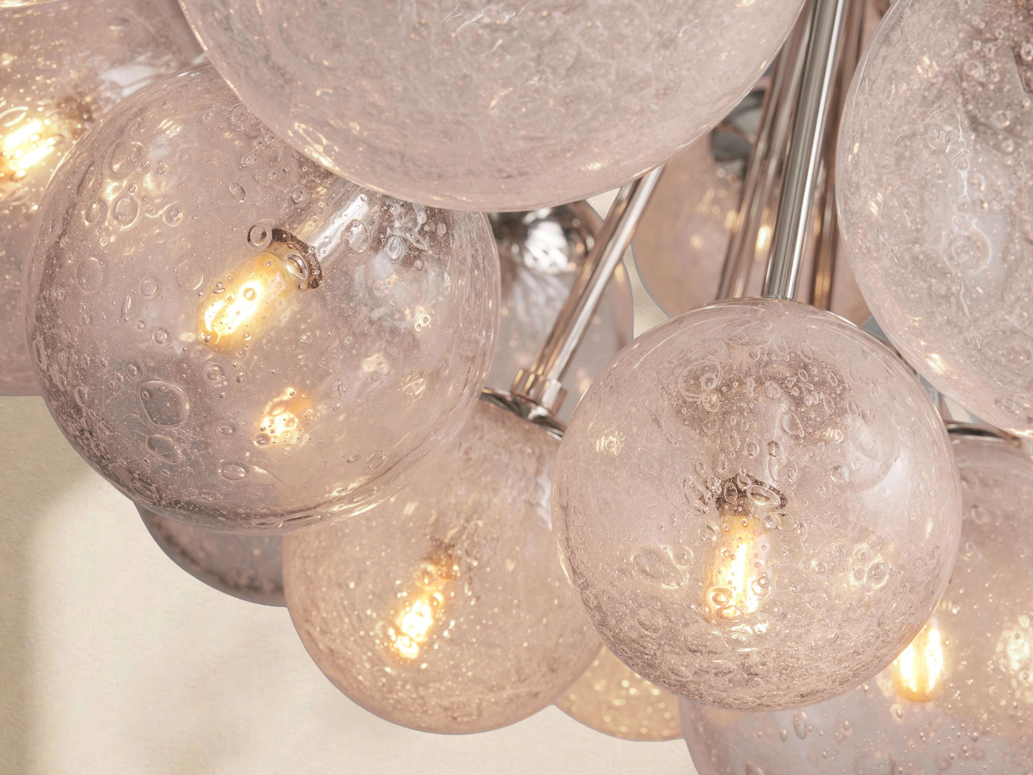Mardena Textured Glass Chandelier