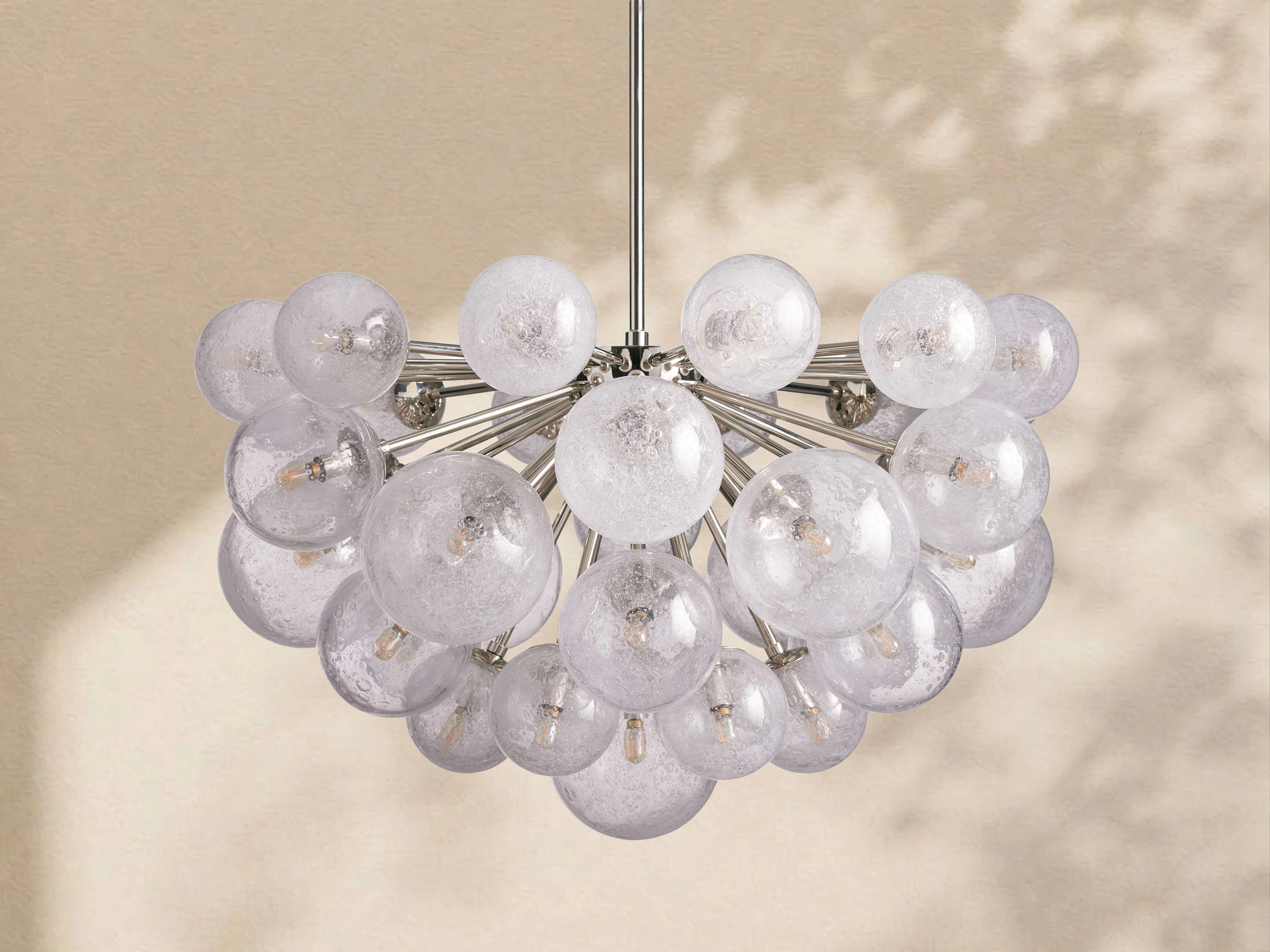 Mardena Textured Glass Chandelier