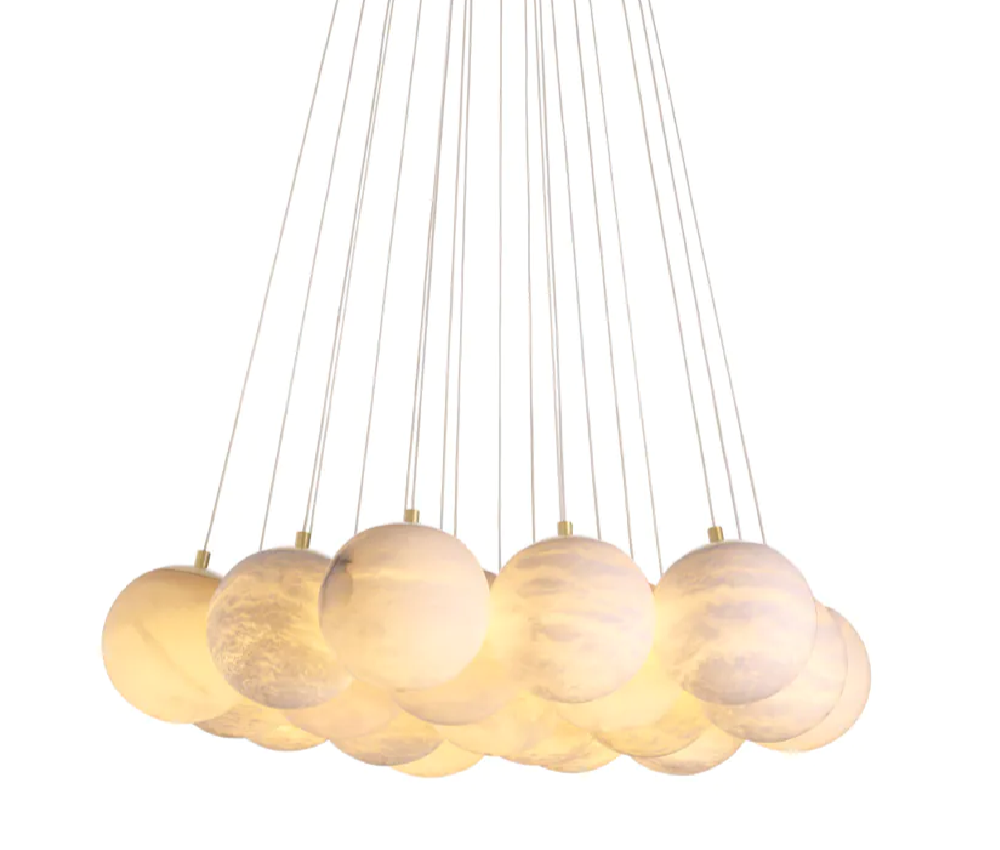 Sphinx Clustered Alabaster Chandelier