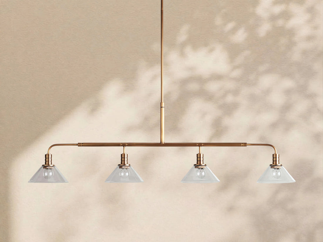 Theriond Cone Cluster Linear Chandelier