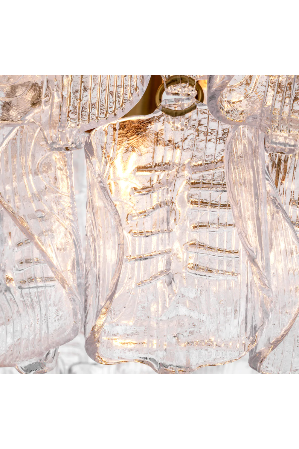 Solange Tiered Handmade Glass Chandelier