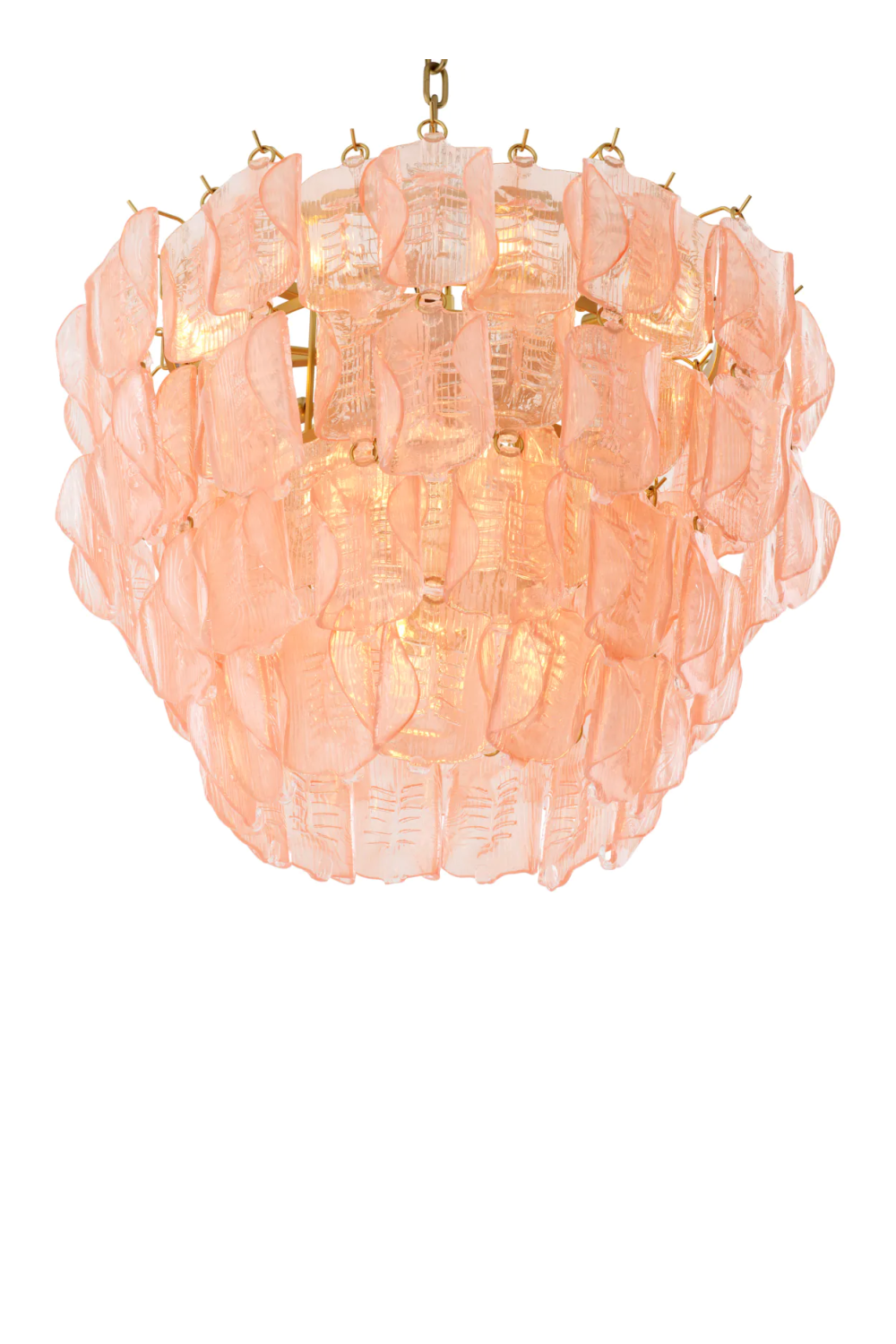 Solange Tiered Handmade Glass Chandelier