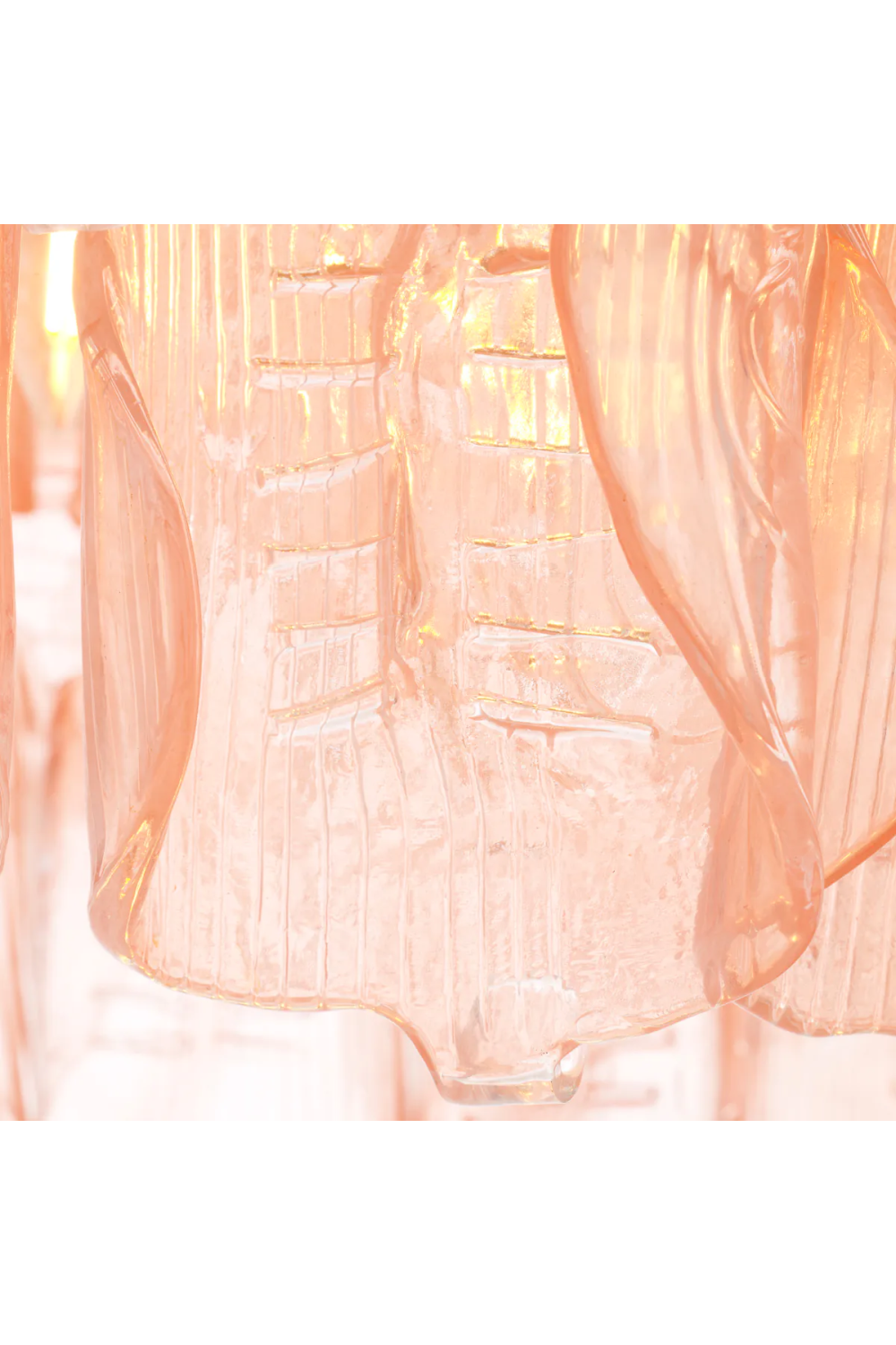 Solange Tiered Handmade Glass Chandelier
