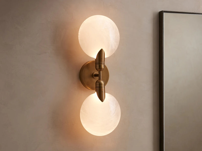 Leafloor Double Sconce