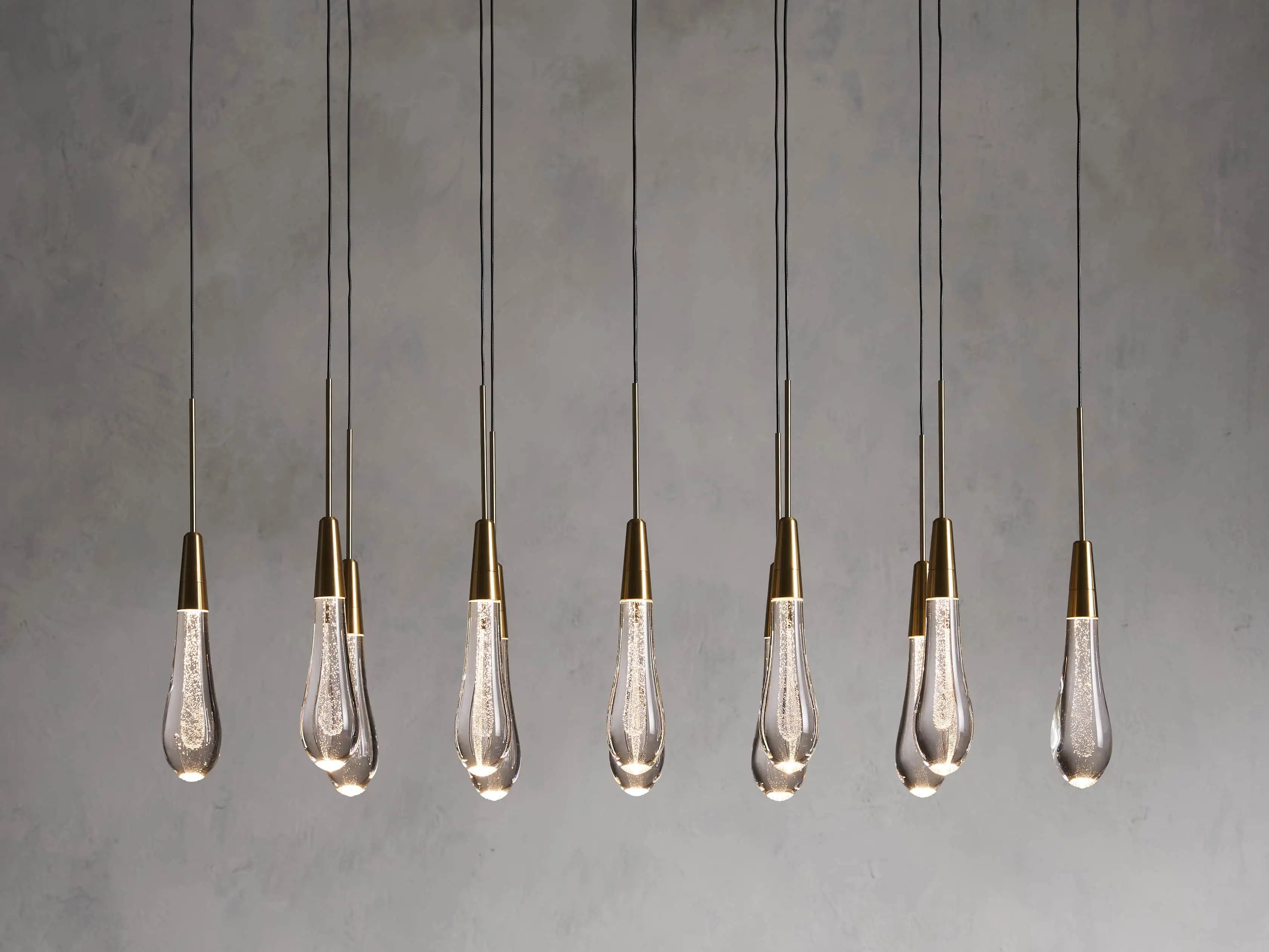 Soratai Glass Linear Chandelier