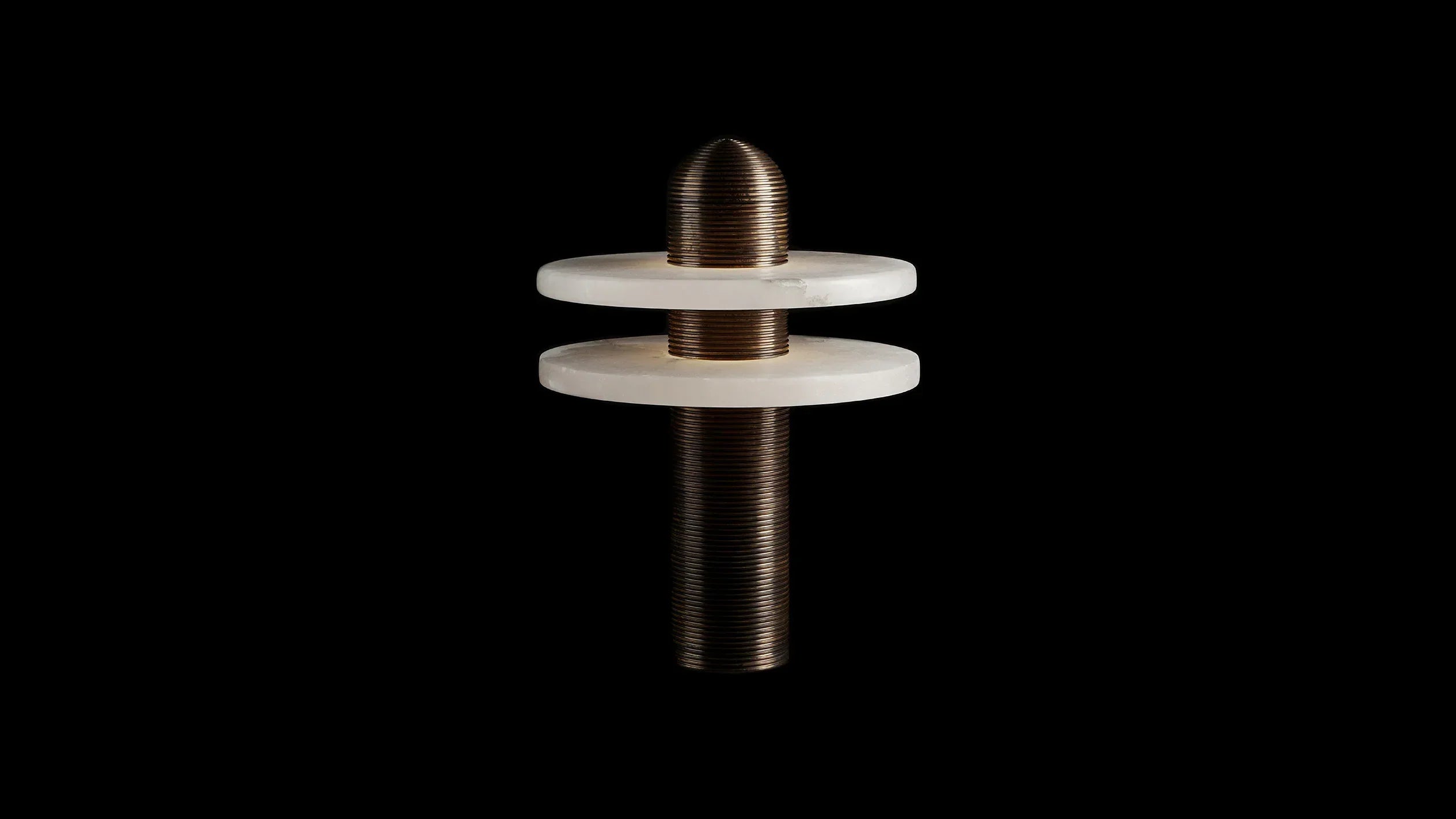 Median Alabaster Table Lamp