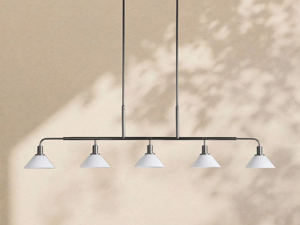 Theriond Cone Cluster Linear Chandelier