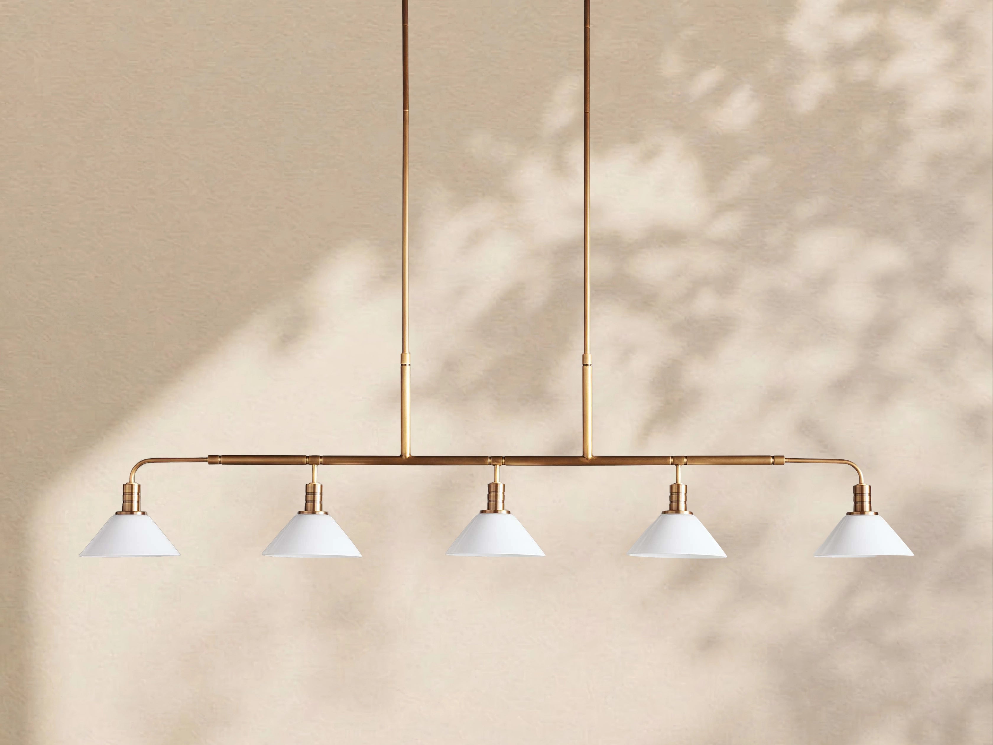 Theriond Cone Cluster Linear Chandelier
