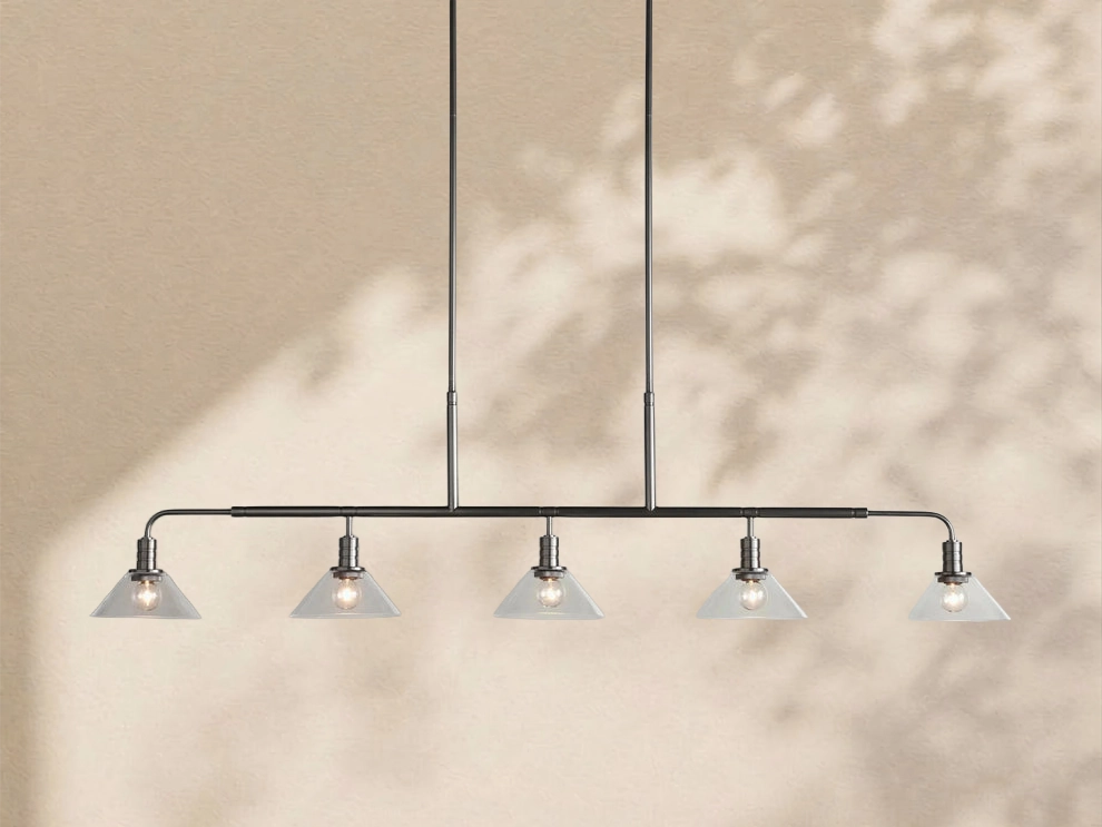 Theriond Cone Cluster Linear Chandelier