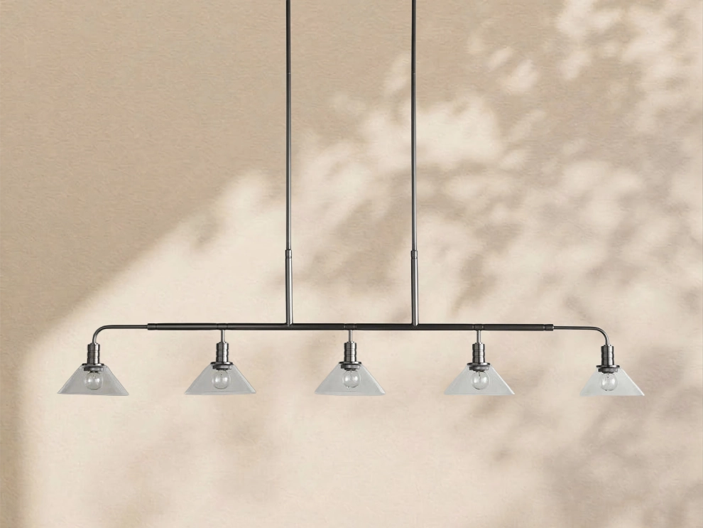Theriond Cone Cluster Linear Chandelier