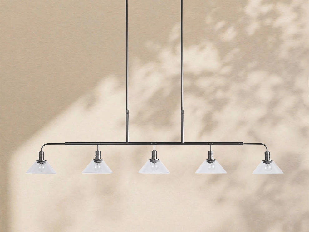 Theriond Cone Cluster Linear Chandelier