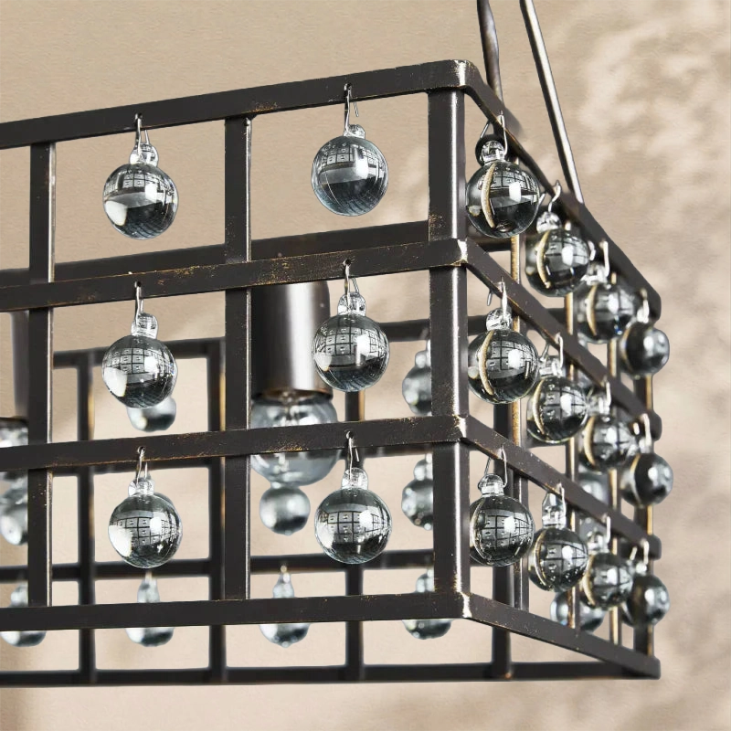 La Catiefa Rectangular Chandelier