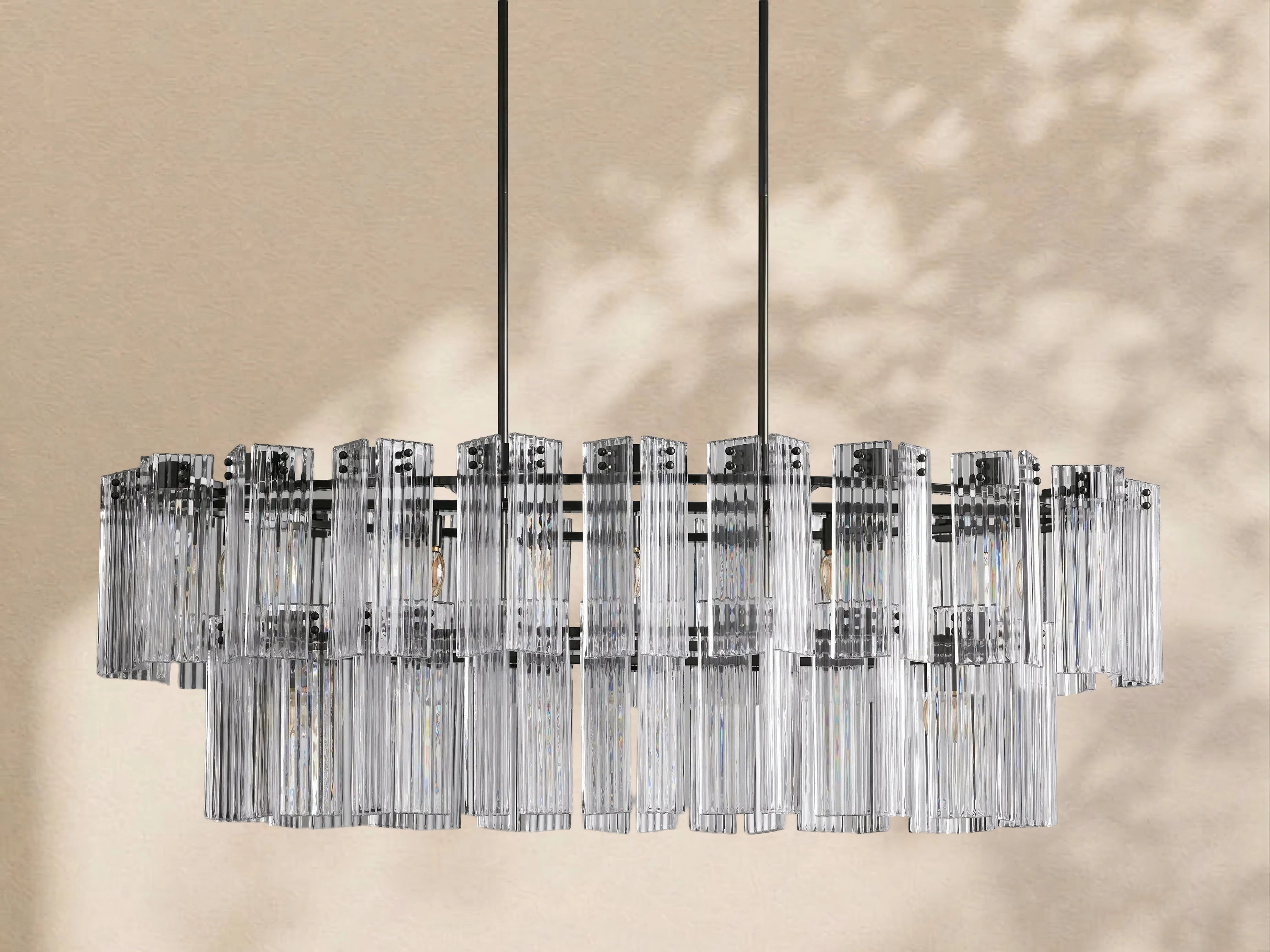Delisa Oval Chandelier 51" 63" 72"