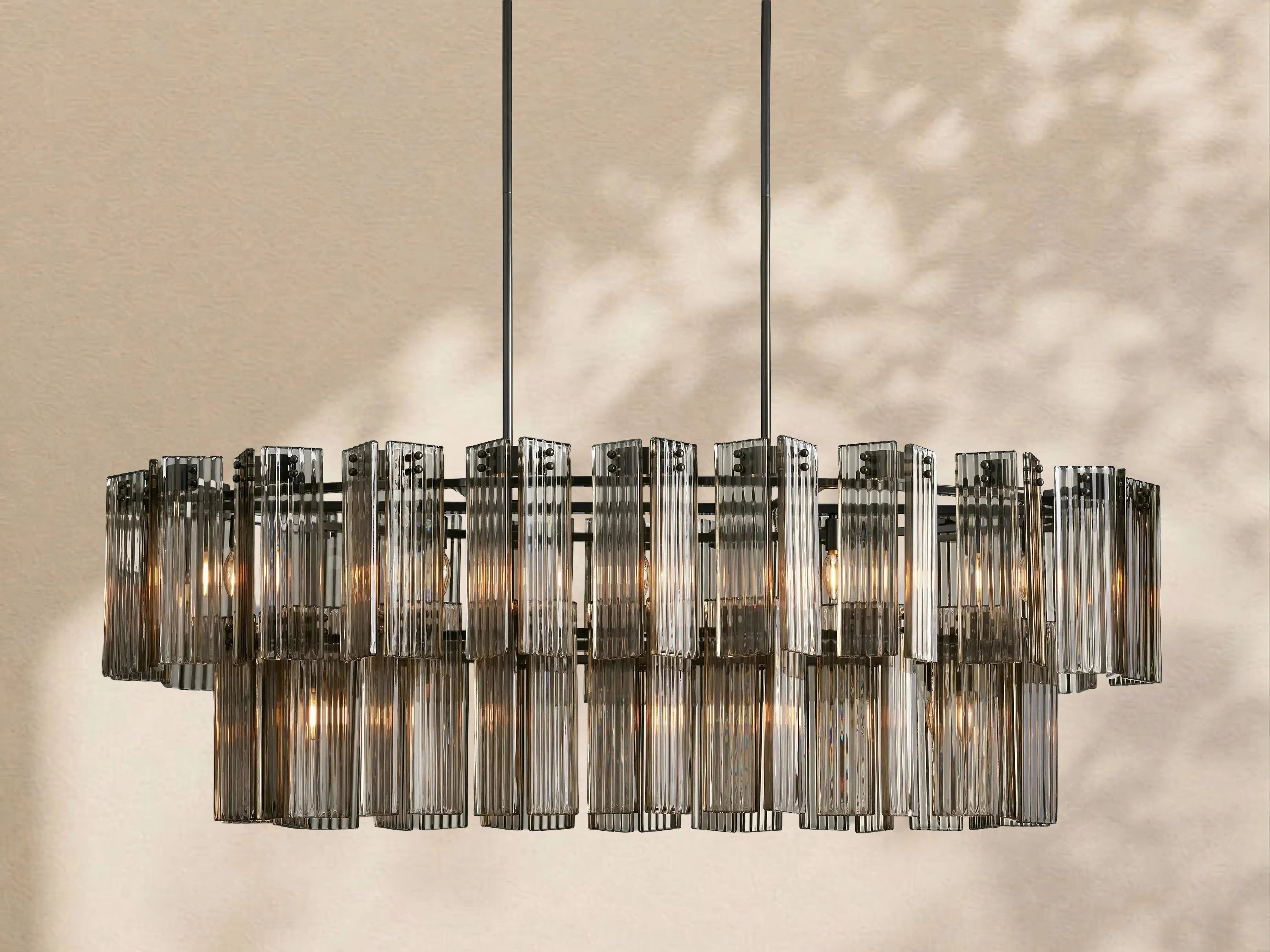 Delisa Oval Chandelier 51" 63" 72"