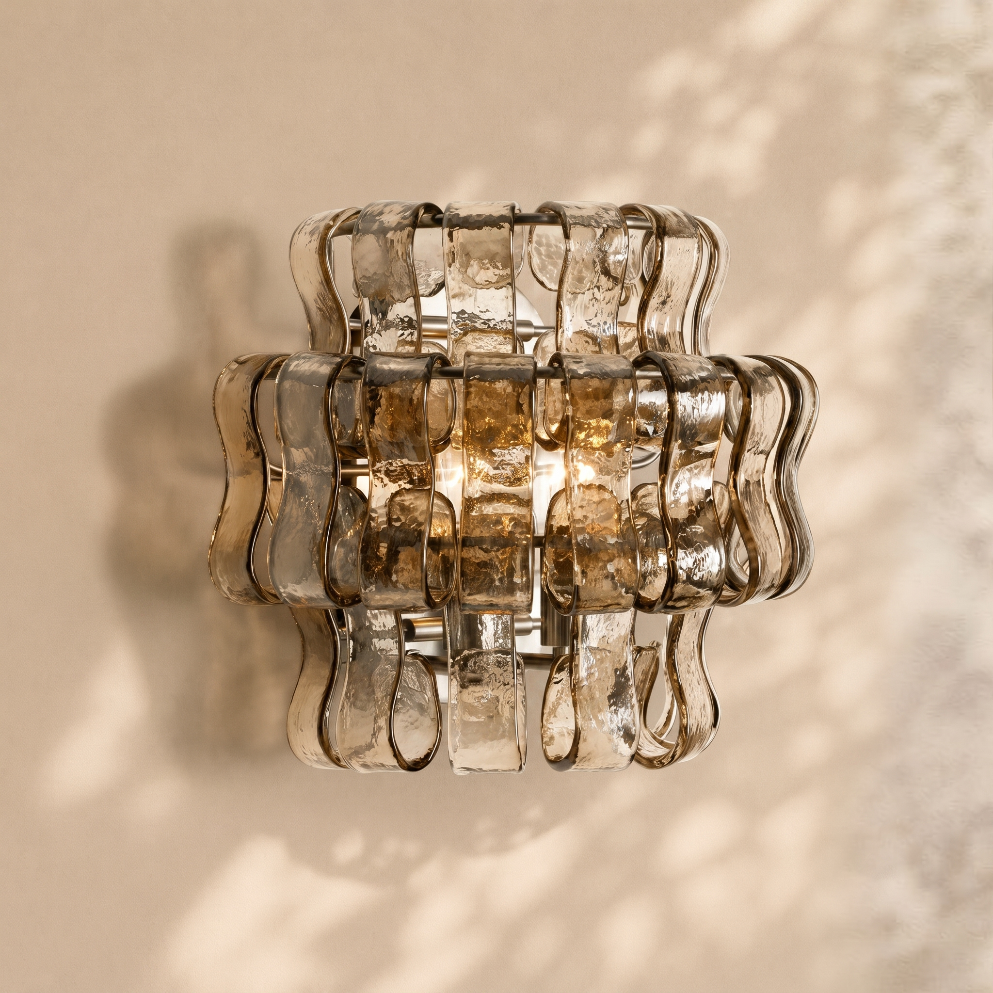 Amor Ghiaccio Glass Wall Sconce 12"