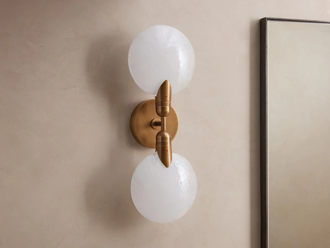 Leafloor Double Sconce