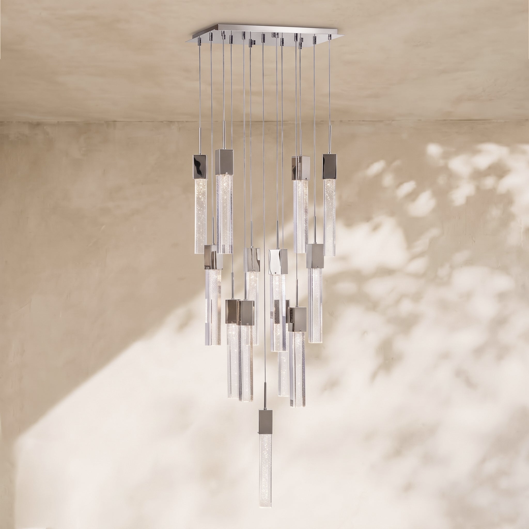 Rectangular Crystal Chandelier // XL 13 Light | Finesse