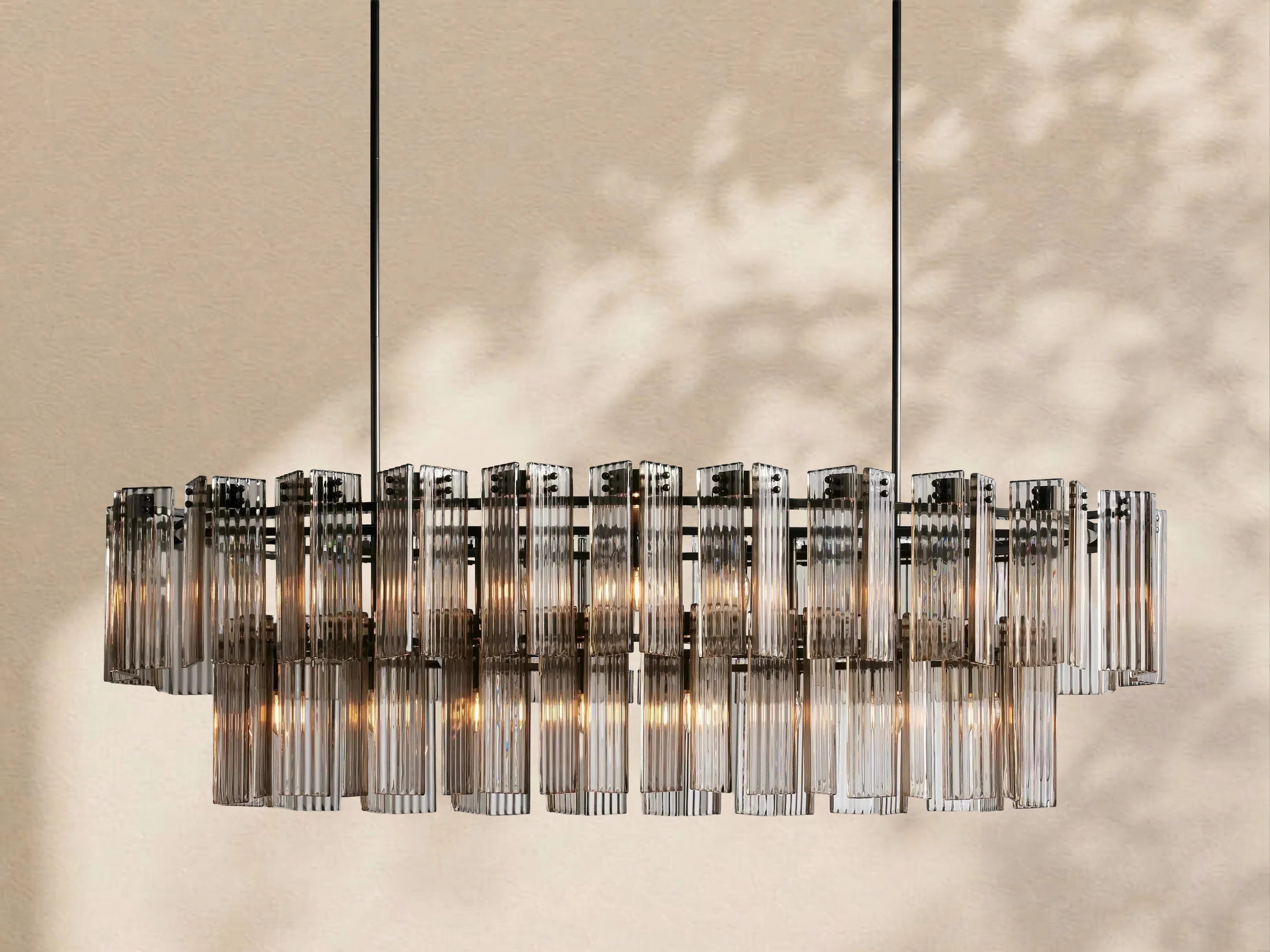 Delisa Oval Chandelier 51" 63" 72"