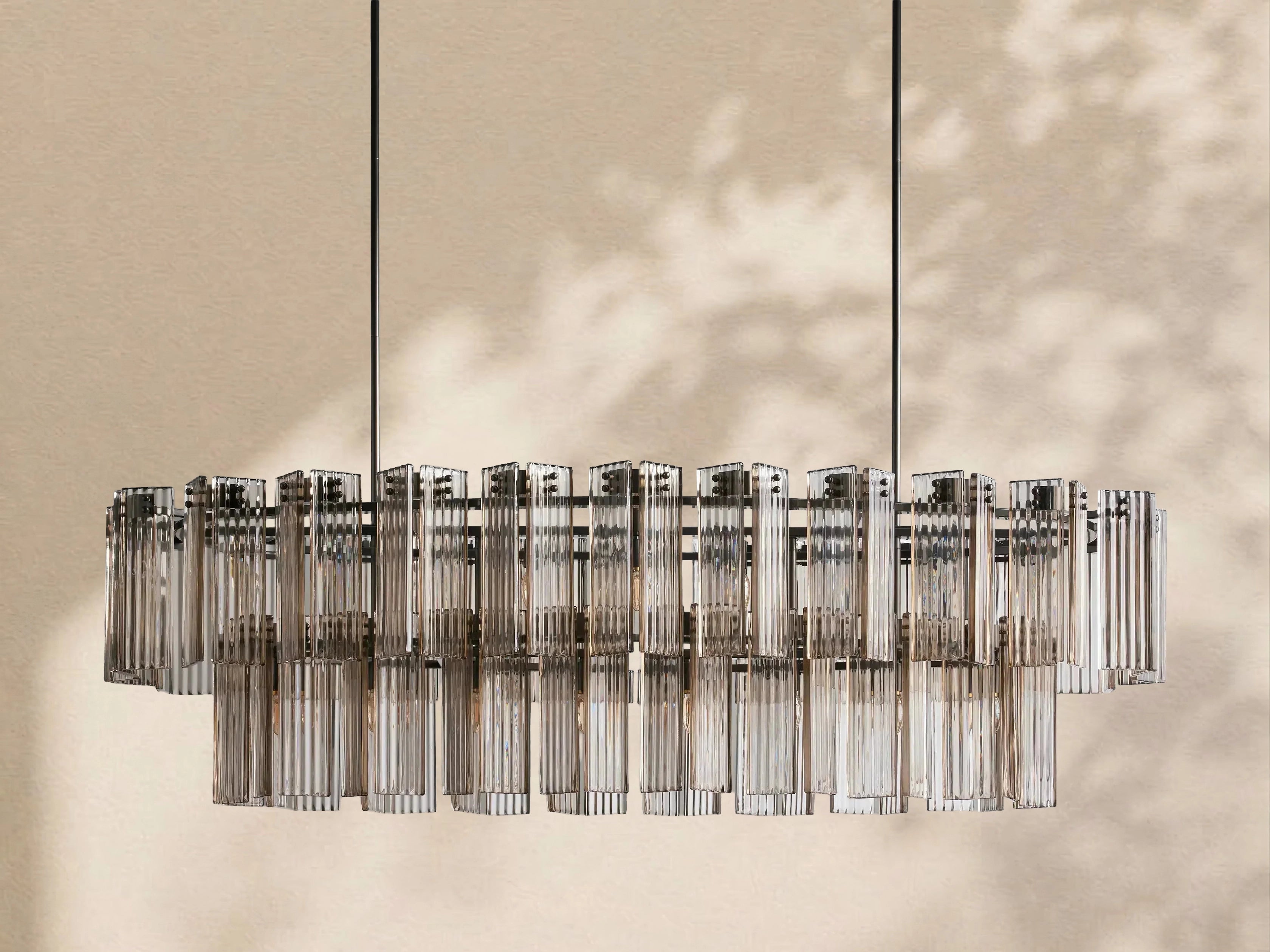 Delisa Oval Chandelier 51" 63" 72"