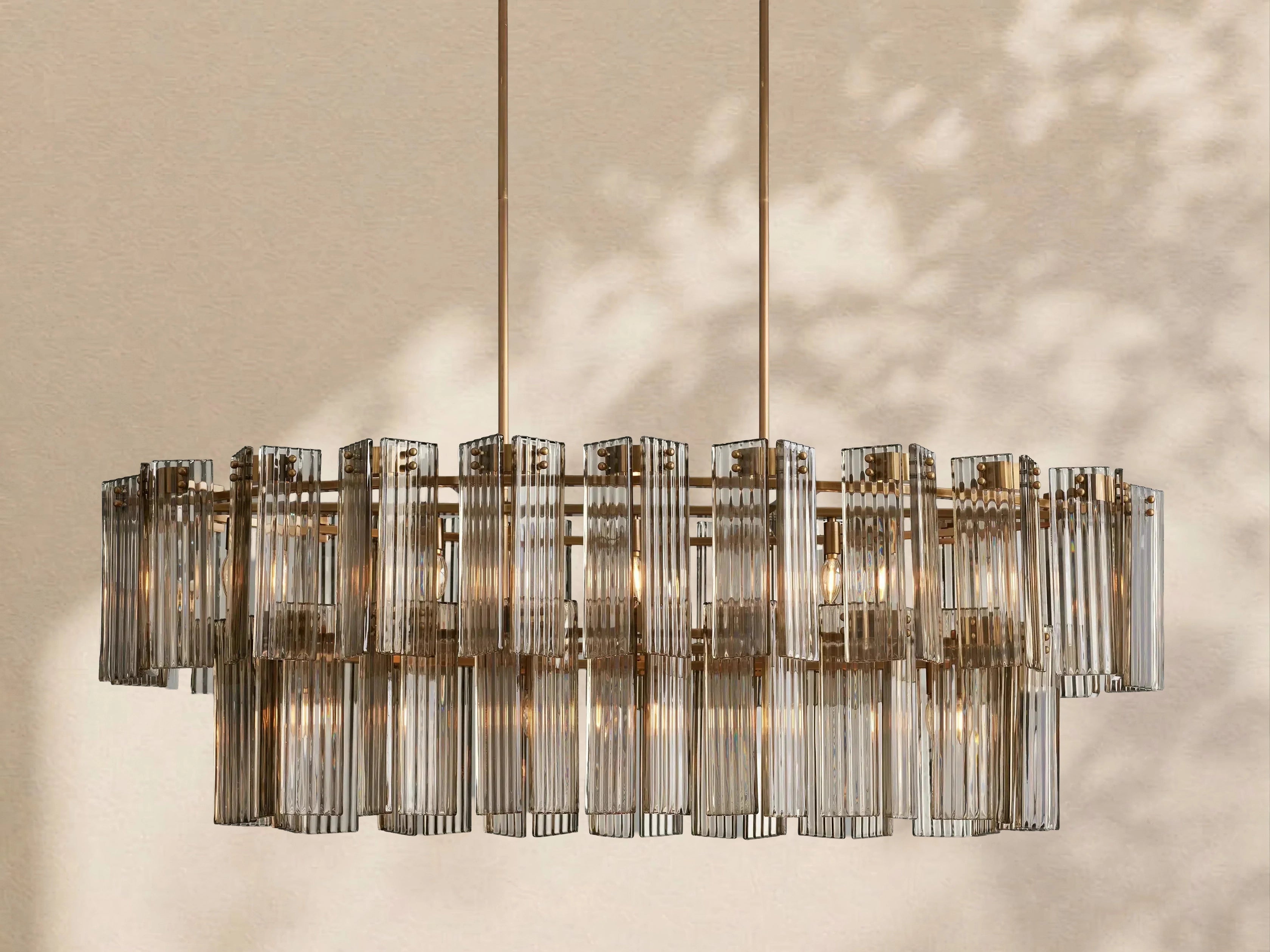 Delisa Oval Chandelier 51" 63" 72"