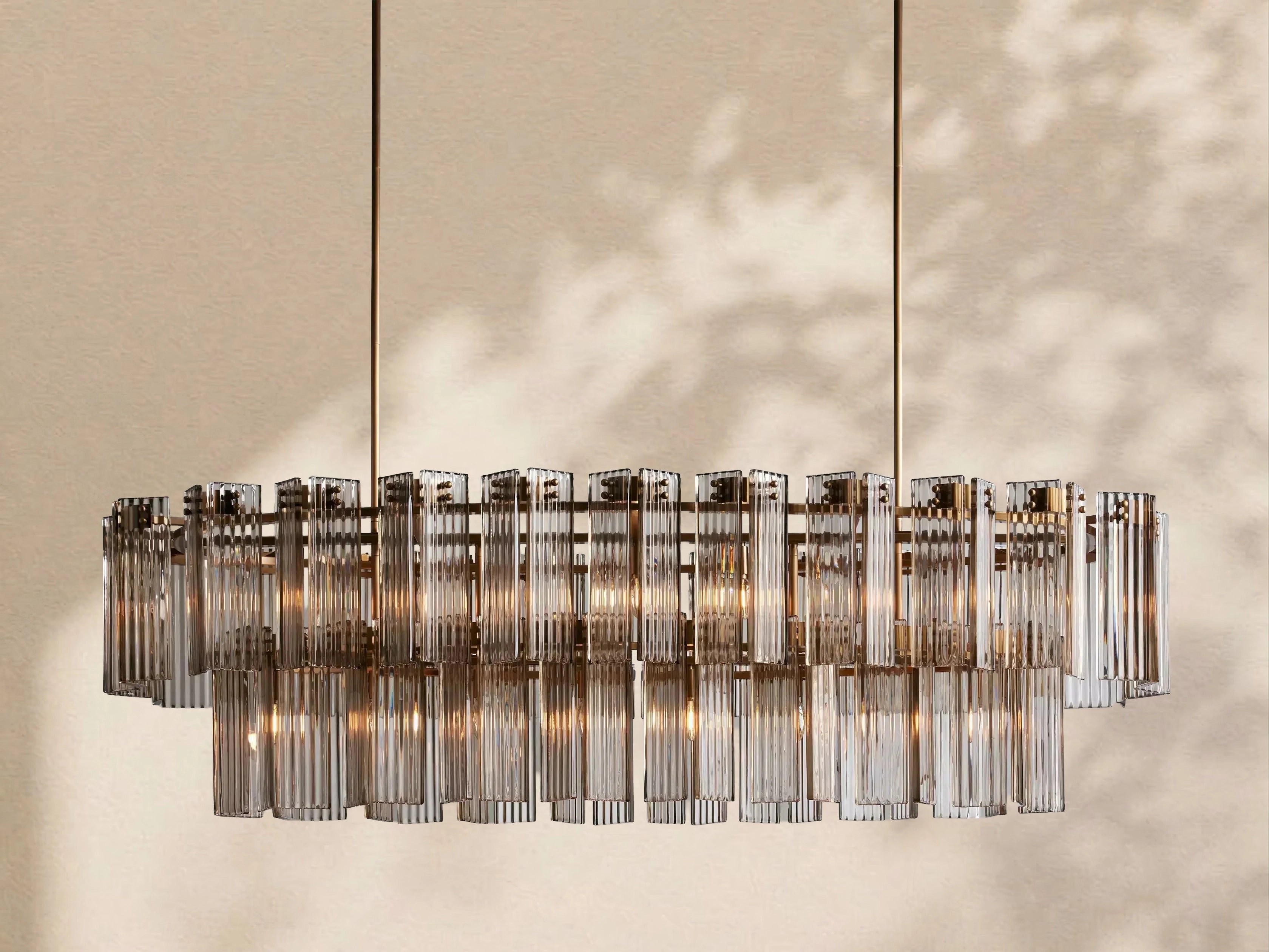 Delisa Oval Chandelier 51" 63" 72"