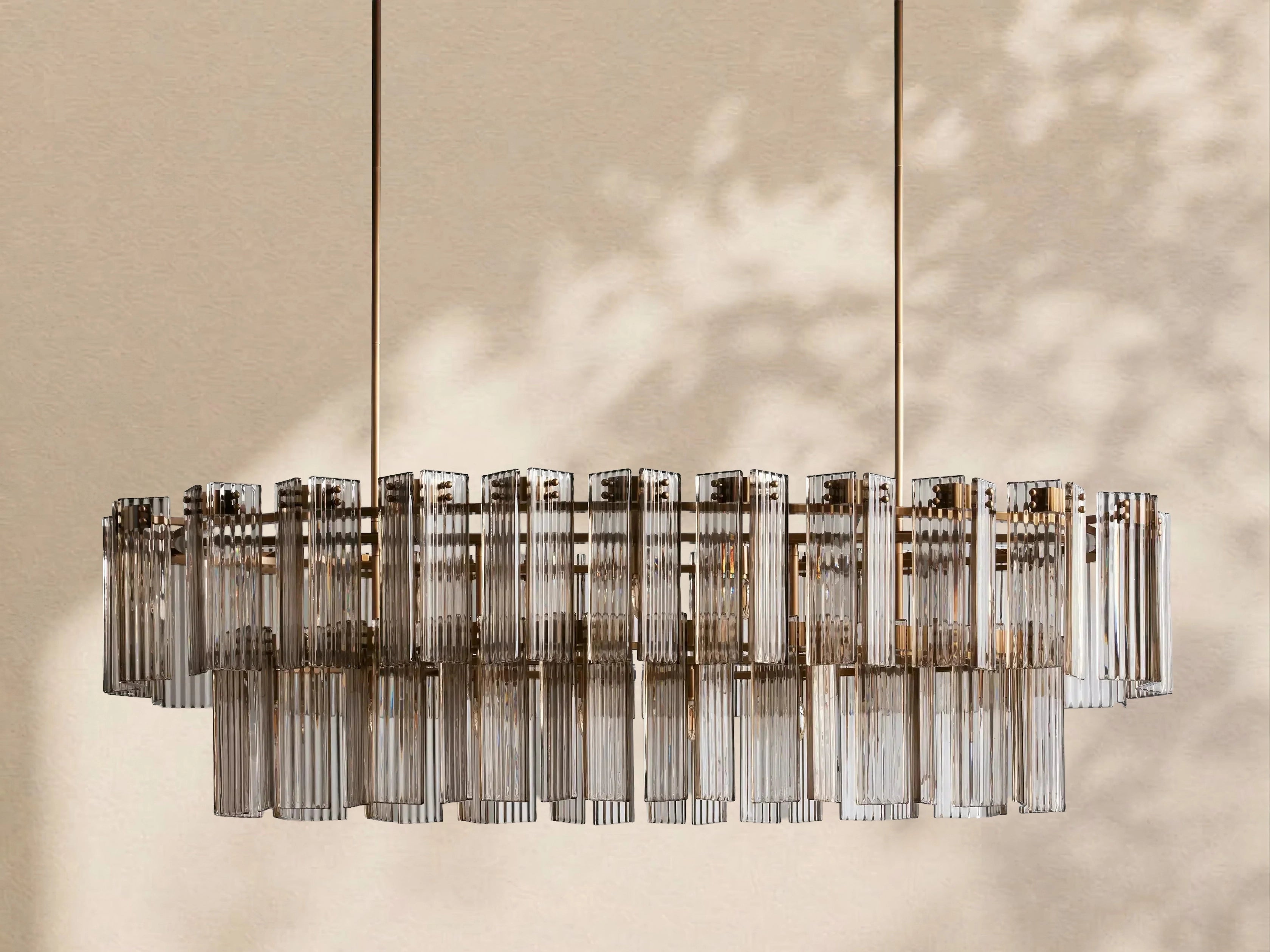 Delisa Oval Chandelier 51" 63" 72"