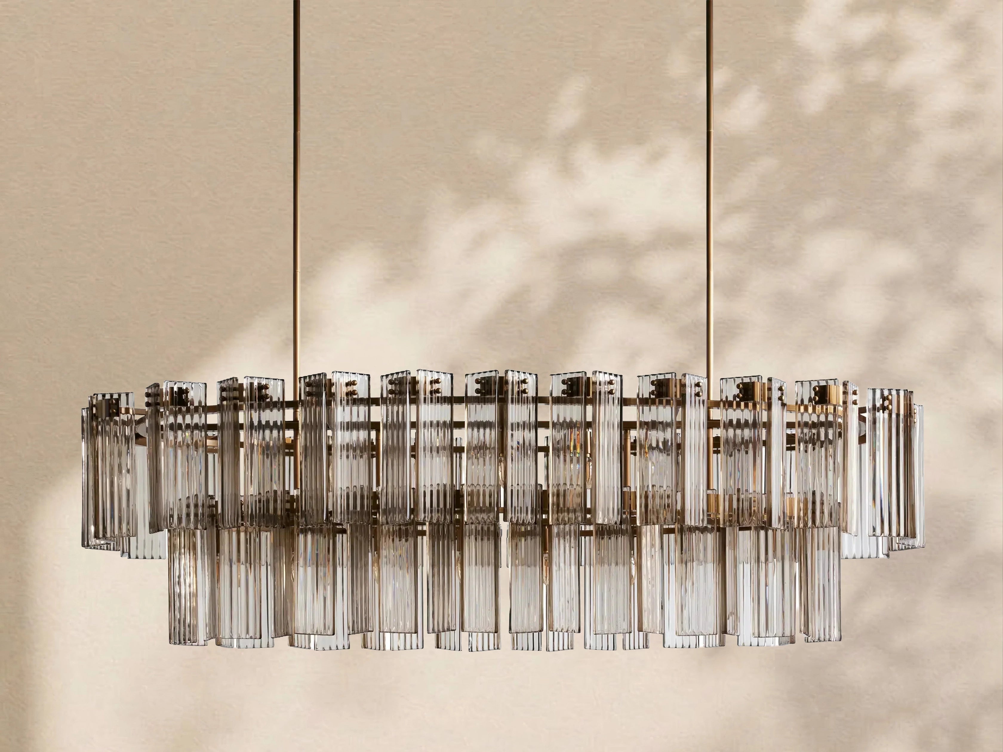 Delisa Oval Chandelier 51" 63" 72"