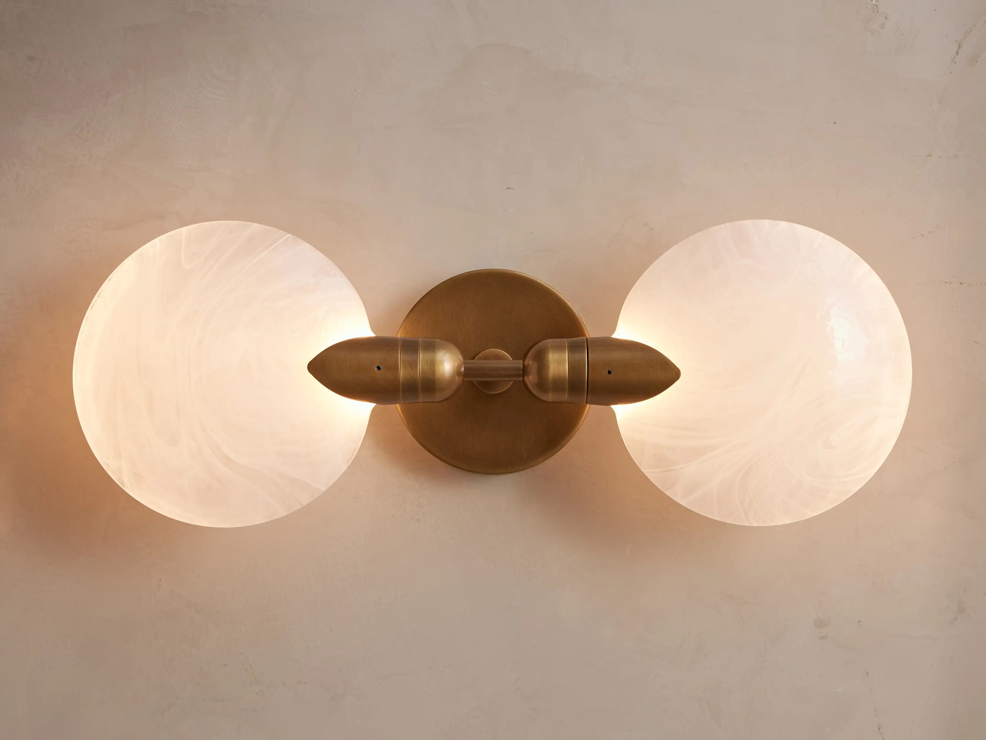 Leafloor Double Sconce