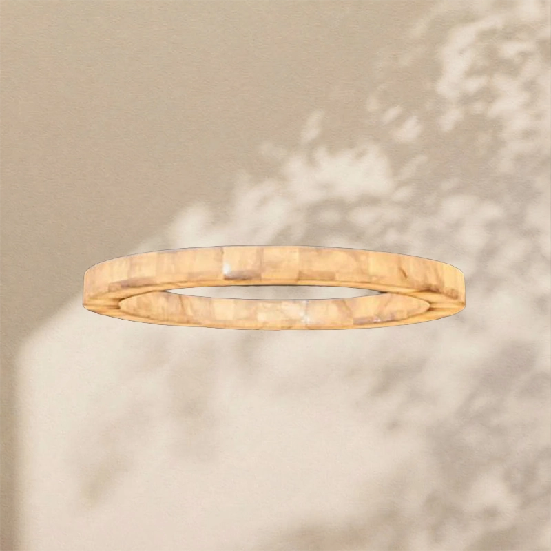 Karen Calcite Ring Chandelier 30"39"