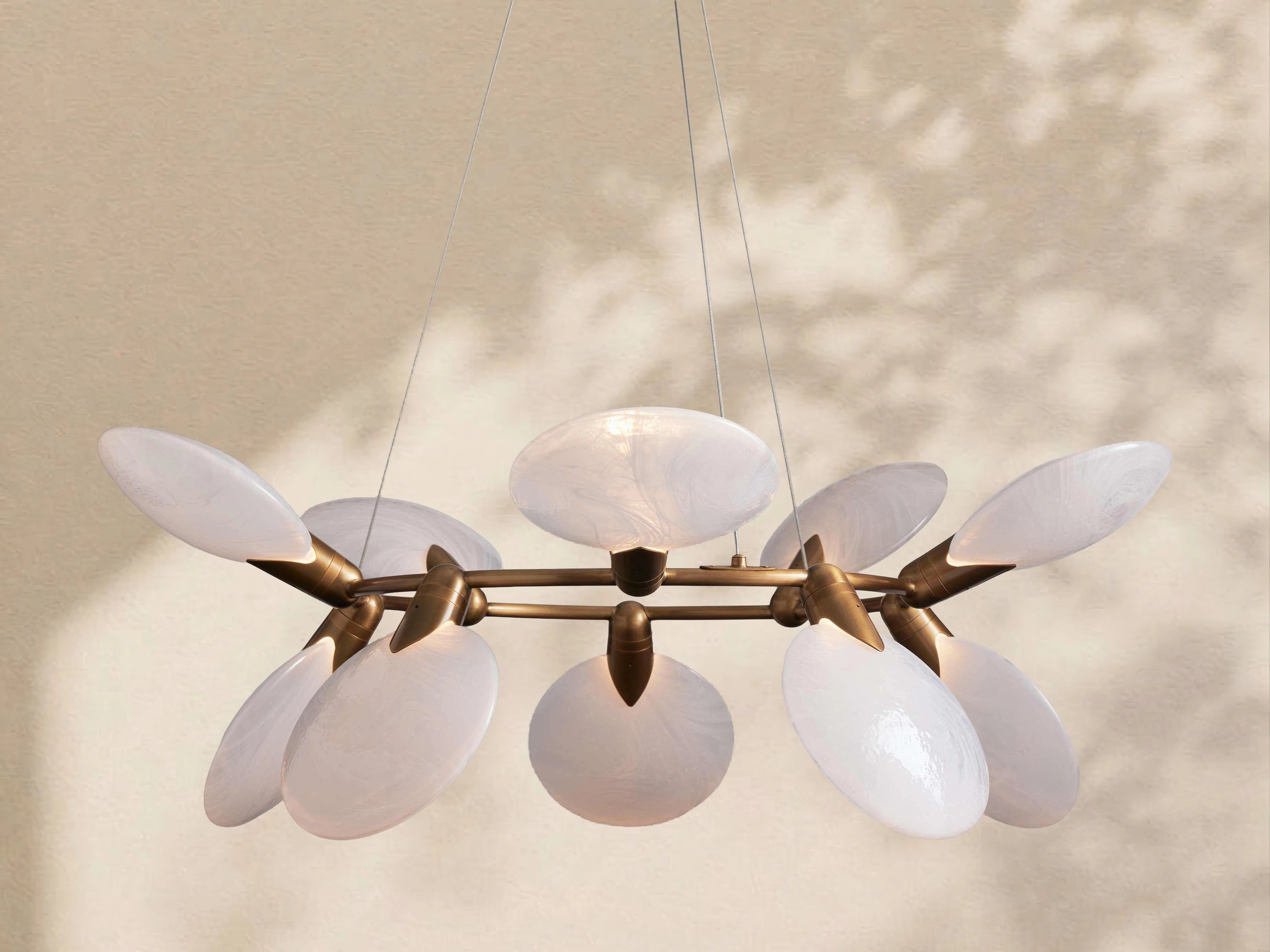 Leafloor Round Chandelier
