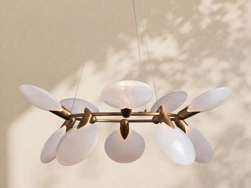 Leafloor Round Chandelier