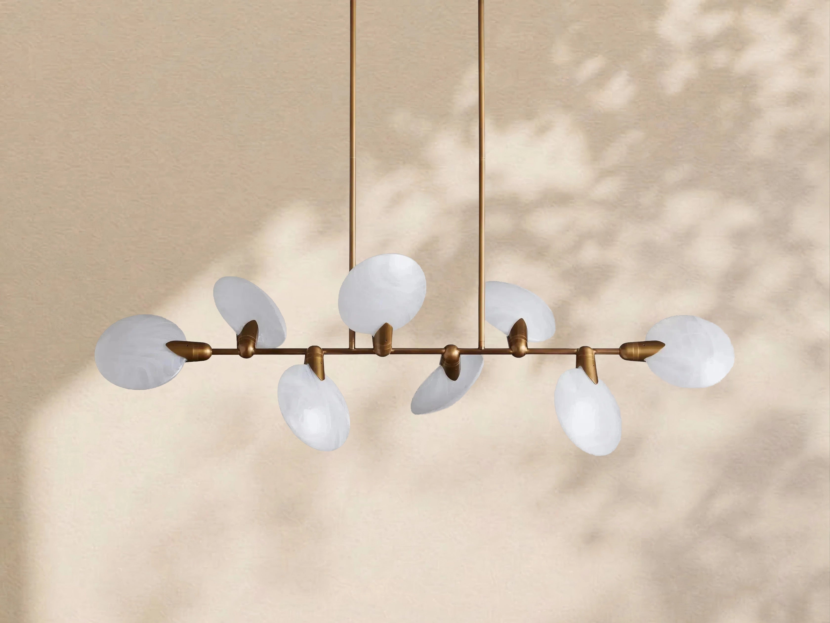 Leafloor Linear Chandelier 62''74''