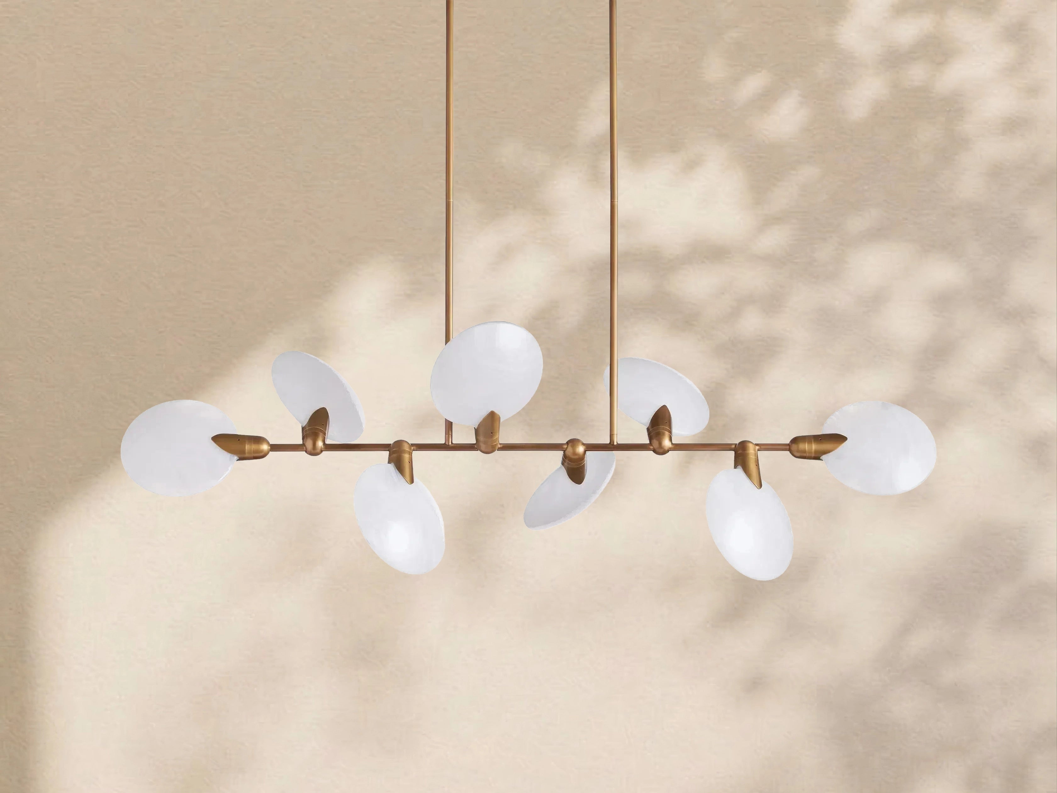 Leafloor Linear Chandelier 62''74''
