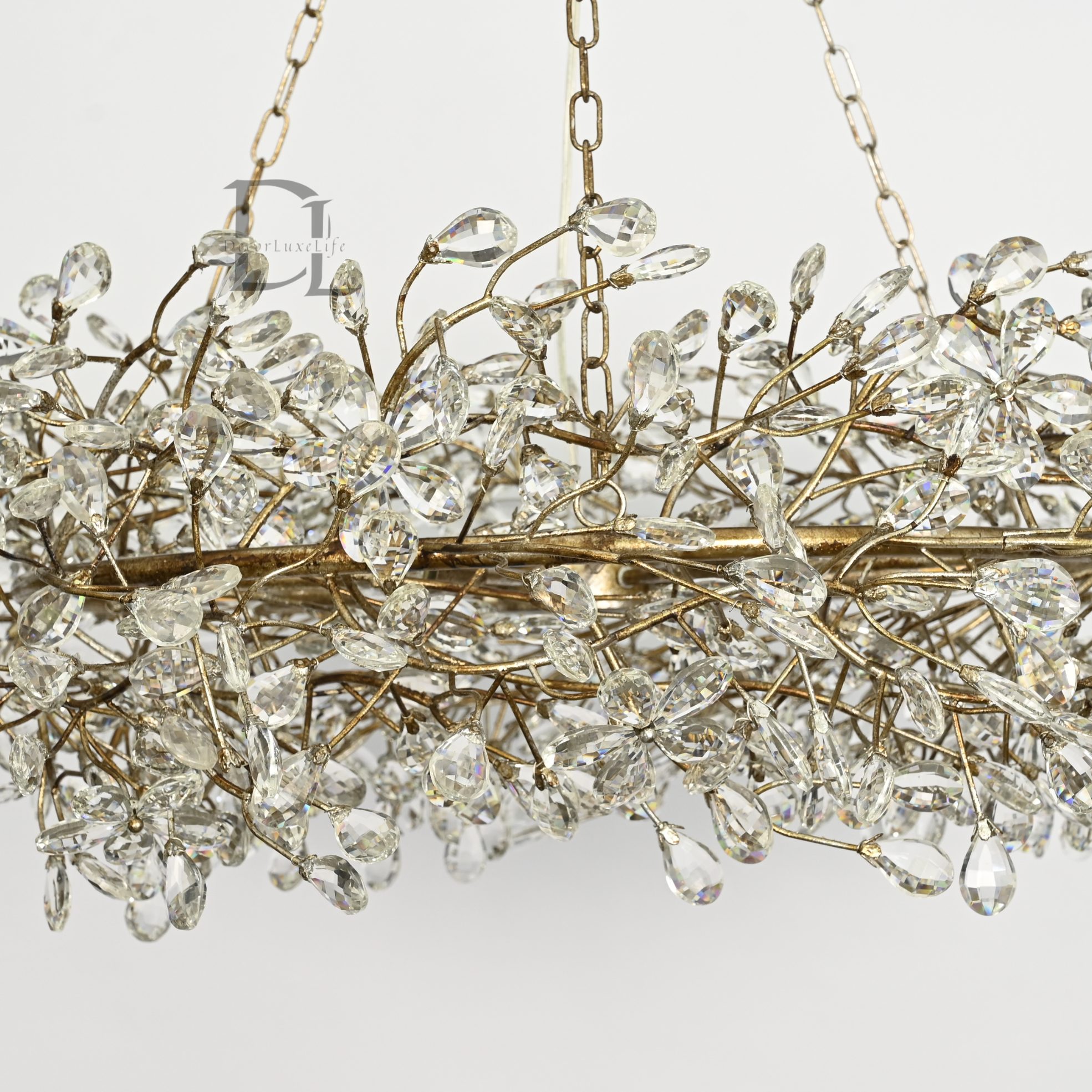 Fiore Crown Chandelier 39" 48" 60"