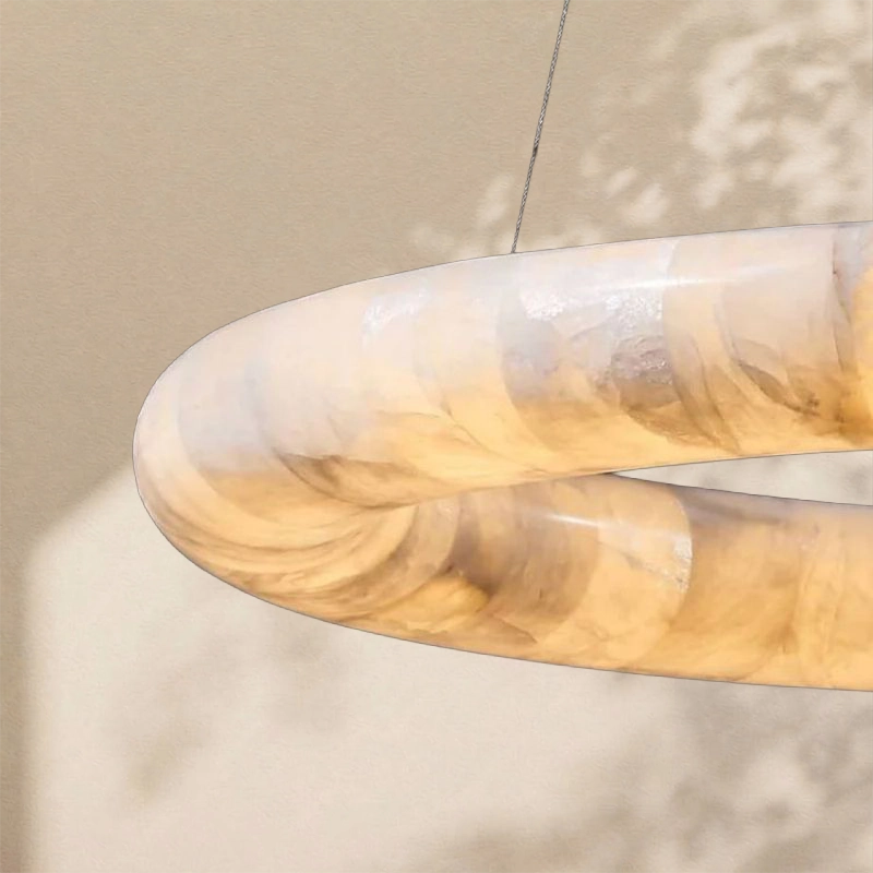 Karen Calcite Curve Ring Chandelier