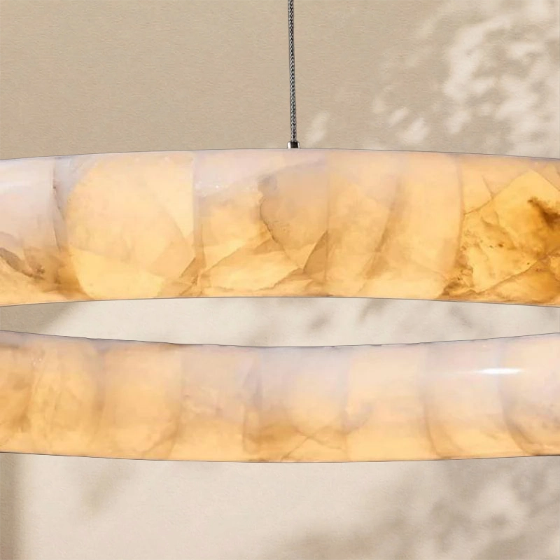 Karen Calcite Curve Ring Chandelier