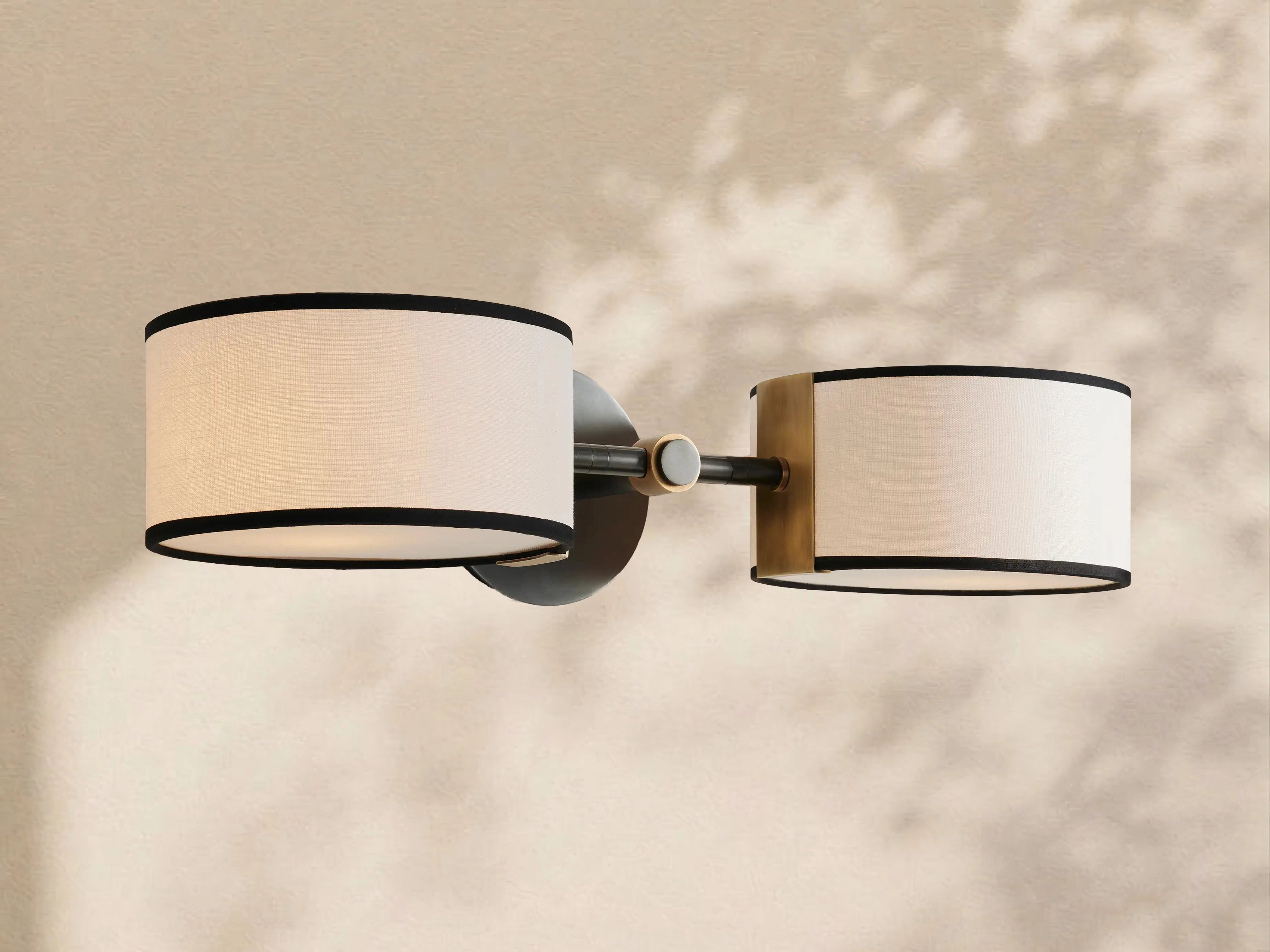 Tambour Double Sconce