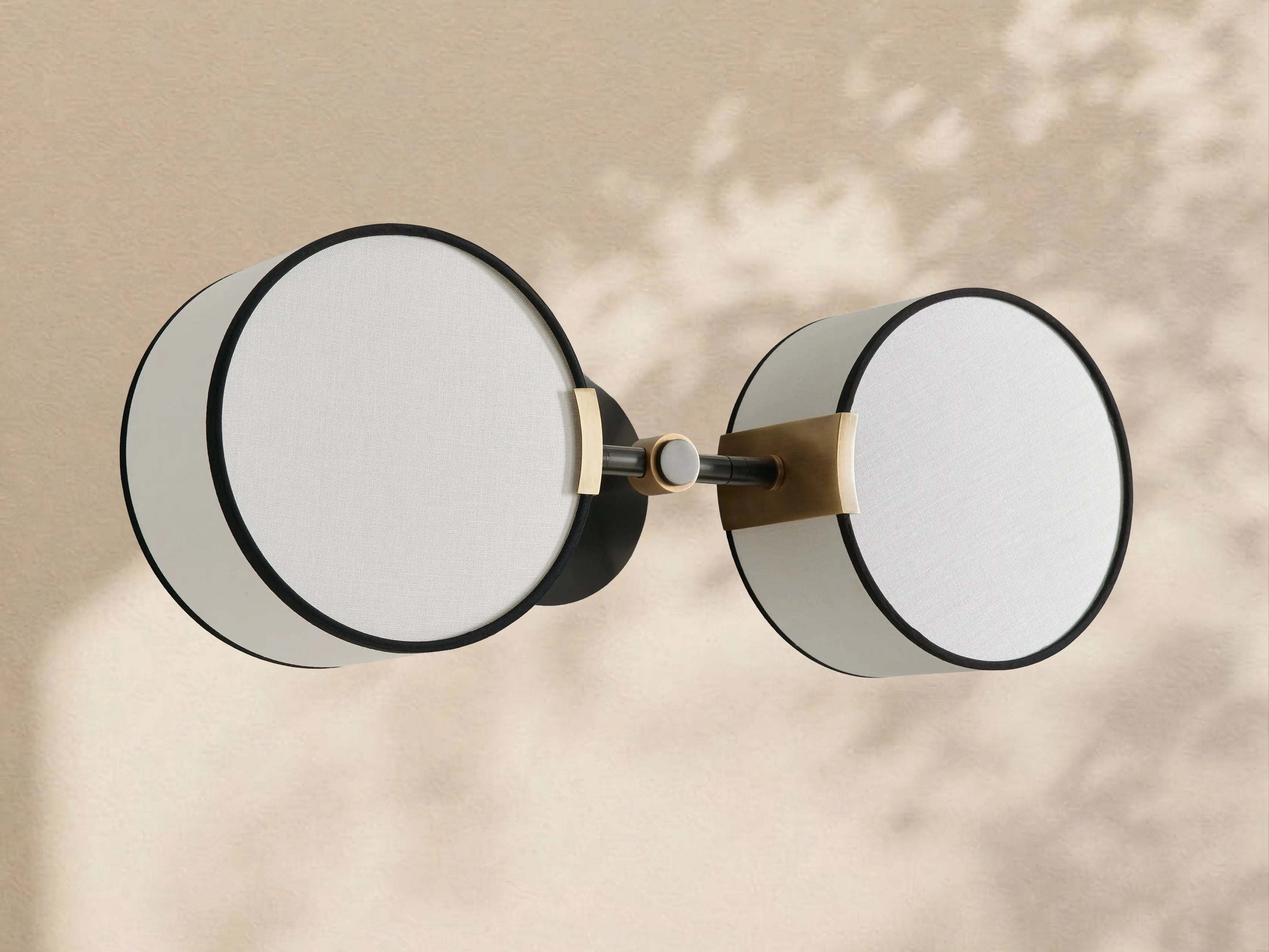 Tambour Double Sconce