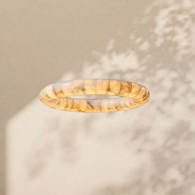 Karen Calcite Curve Ring Chandelier