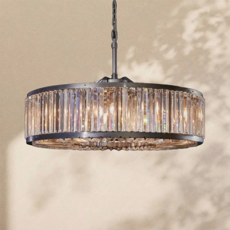 Lita Glass Round Chandelier