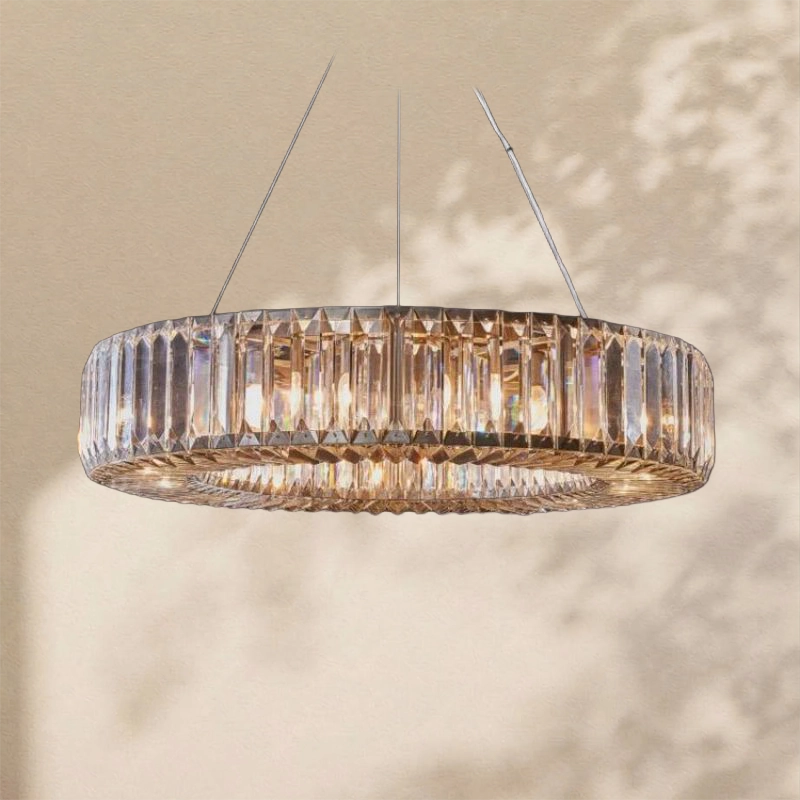 Lita Round Crystals Chandelier