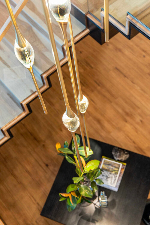 Pezzo Crystal Chandelier 21"H