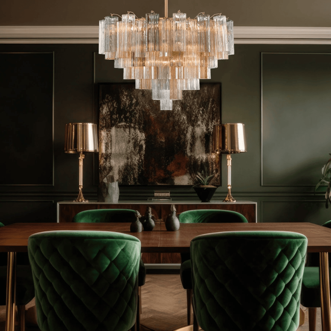 Addas Murano Chandelier 32"