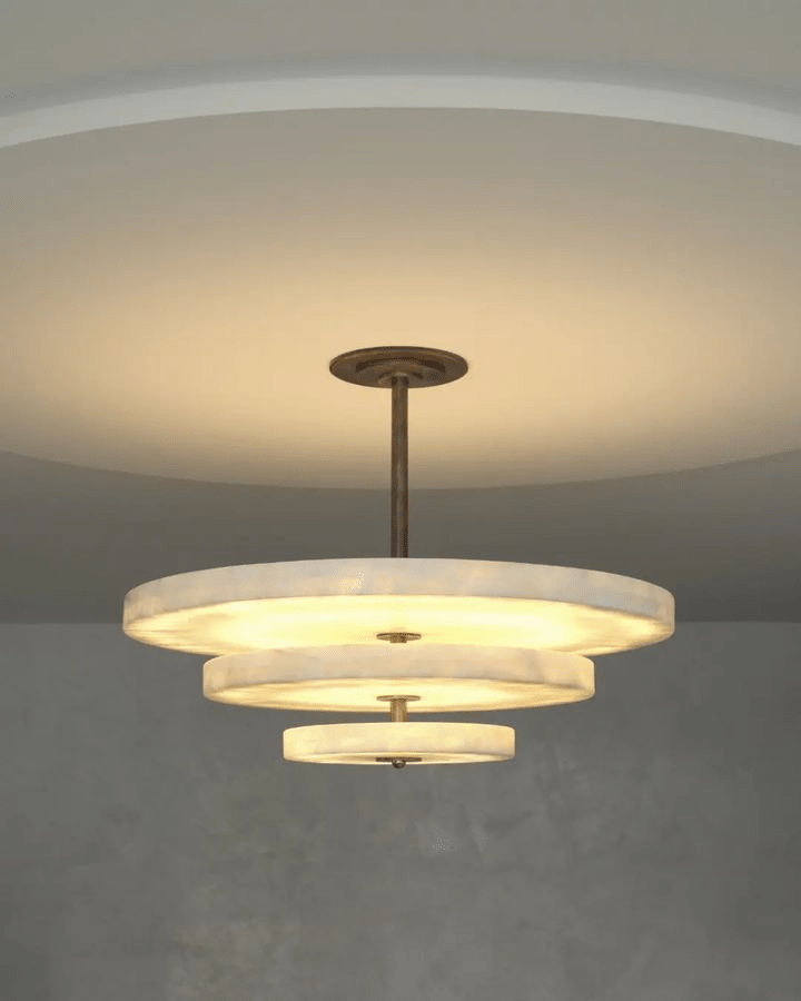 Ice Queen Alabaster Chandelier
