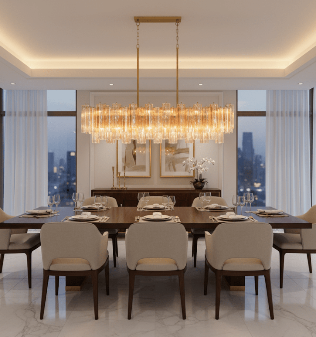 Addas Murano Linear Chandelier