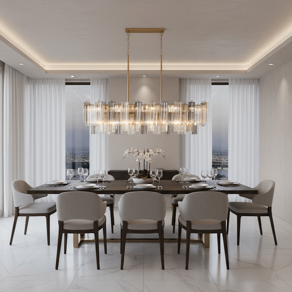 Addas Murano Linear Chandelier