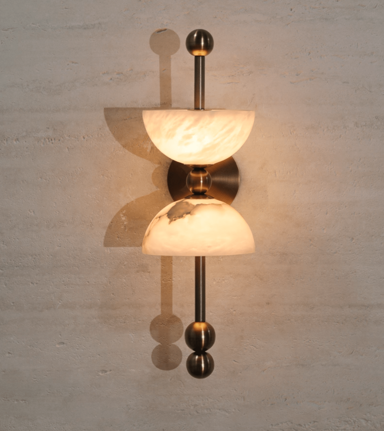 Duo Alabaster Wall Lamp