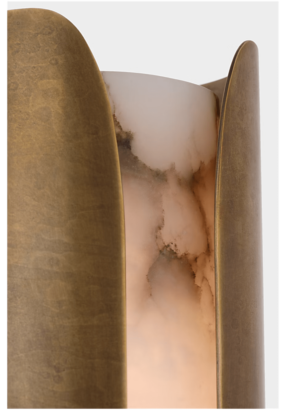 Cradled Alabaster Sconce