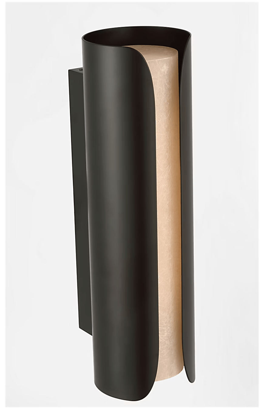 Cradled Alabaster Sconce