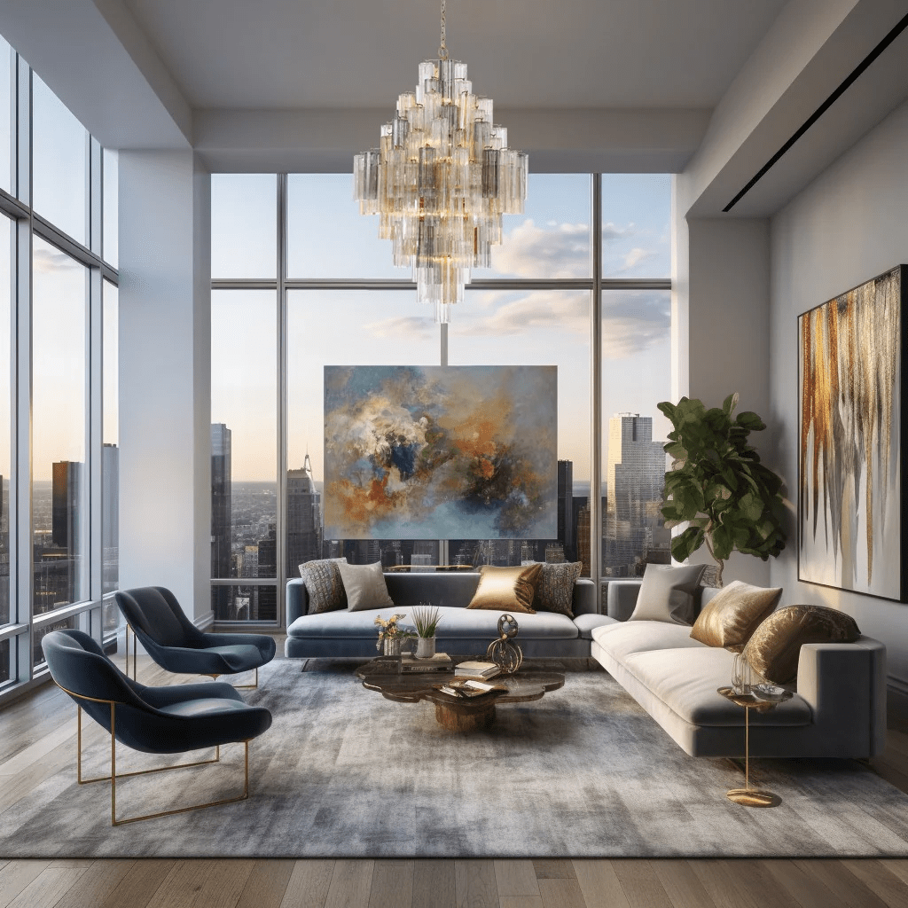 Addas Murano Diamond Chandelier